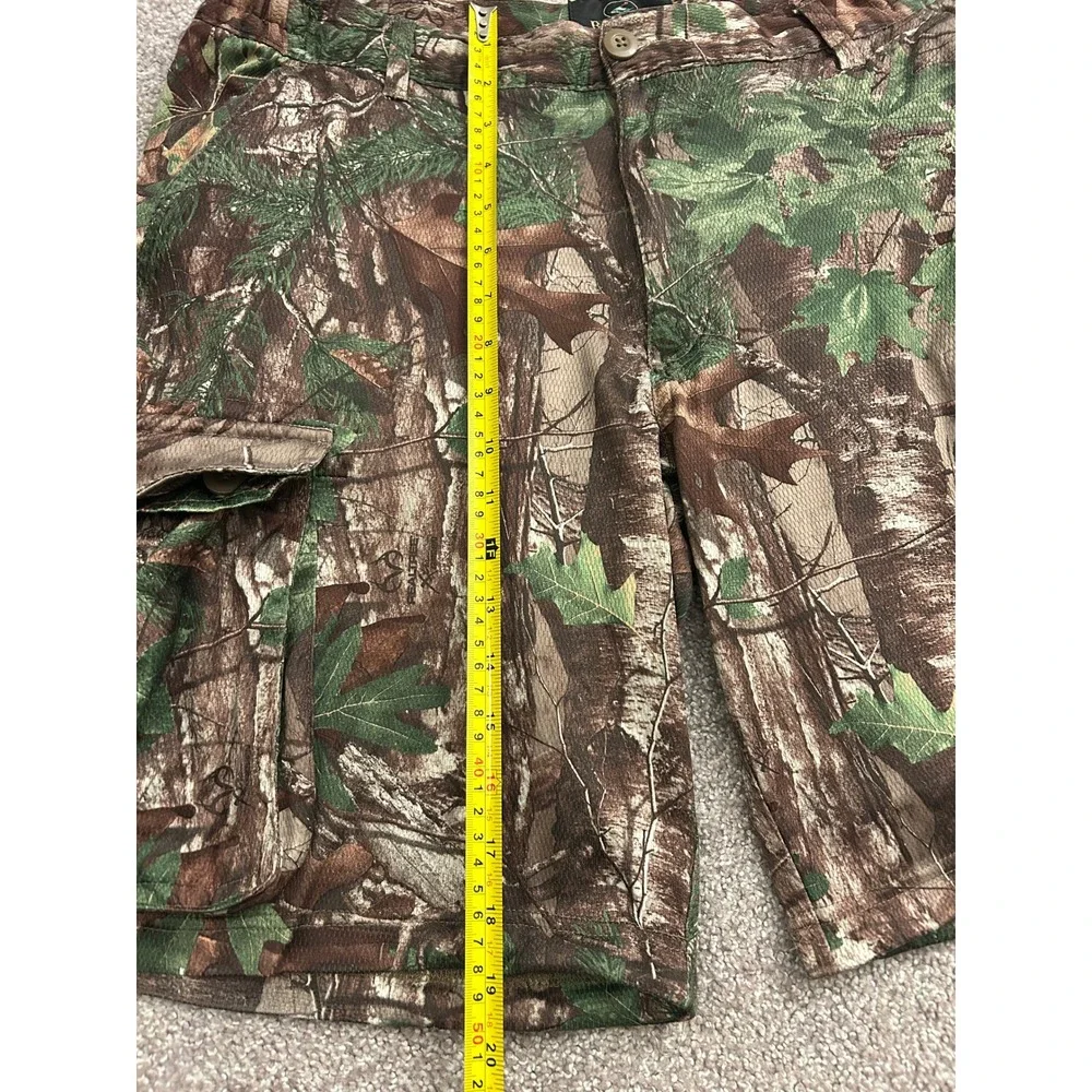 RedHead Cargo Shorts Mens M Camo Excellent Realtree Leaf Pattern Utility Outdoor